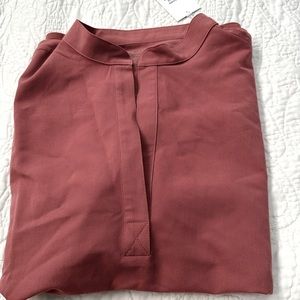 Figs Women’s Mauve Rafaela Oversized Scrub Top Large NWT